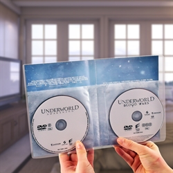 Doppel DVD-Hüllen Mit schützender Filz - 50 St.