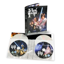 Vierfache DVD-Hüllen mit Filz