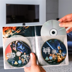 Vierfache DVD-Hüllen mit Filz