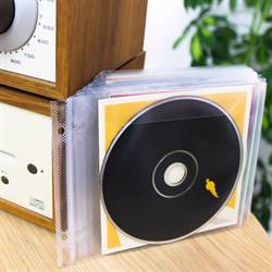CD Hüllen mit Ringbuch-Löchern zur CD-Aufbewahrung - 100 St.