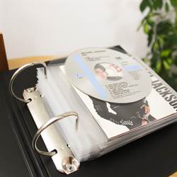 CD Hüllen mit Ringbuch-Löchern zur CD-Aufbewahrung - 100 St.