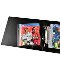 PS4-Hüllen mit Ringbuch-Löchern - Platz für Cover - 25 St.