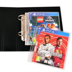 PS4-Hüllen mit Ringbuch-Löchern - Platz für Cover - 25 St.