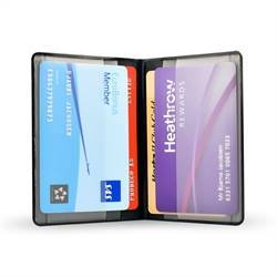RFID-gesicherter Kreditkartenhalter, Mappe für 4 Karten