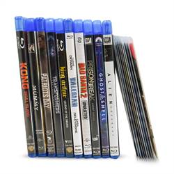 Blu-Ray-Hüllen für die Blu-Ray-Aufbewahrung – Platz für Cover - 50 St.