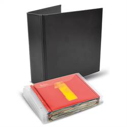 CD-Kombipack - 100 CD-Hüllen + 4 CD-Ordner für die CD Aufbewahrung