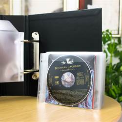CD-Kombipack - 100 CD-Hüllen + 4 CD-Ordner für die CD Aufbewahrung
