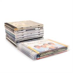 CD-Kombipack - 100 CD-Hüllen + 4 CD-Ordner für die CD Aufbewahrung