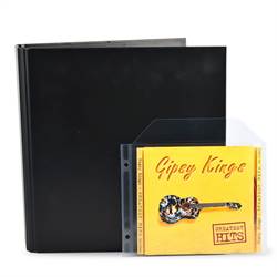 CD-Kombipack - 100 CD-Hüllen + 4 CD-Ordner für die CD Aufbewahrung