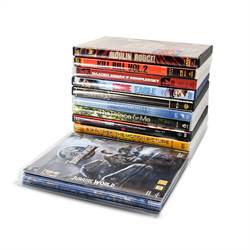DVD-Hüllen für die DVD Aufbewahrung – Platz für Cover - 100 St.