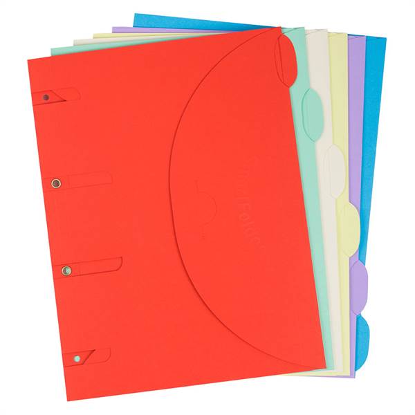 A4 Smartfolders - 6 Ordner in verschiedenen Farben - GLOSSY VERSION